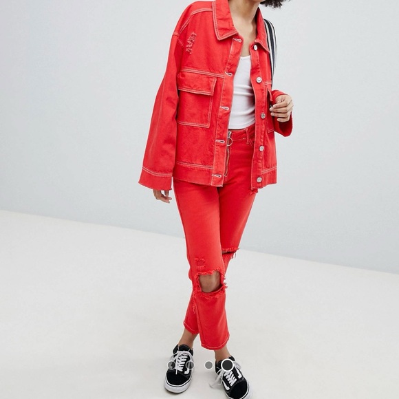 Bershka Rip And Distressed Mom Jean - Picture 4 of 4